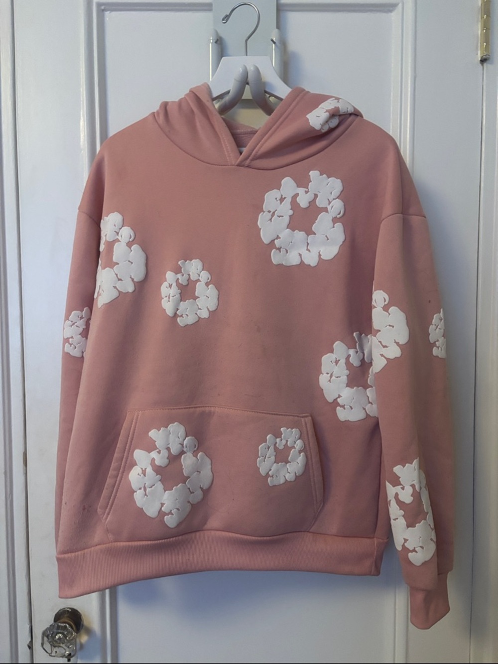 Women’s Dusty Pink Floral Graphic Hoodie